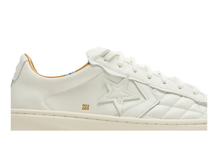 Shai Gilgeous-Alexander x Converse Pro Leather Lift Platform 'Chase the Drip' — Egret/Egret/Saturn Gold
