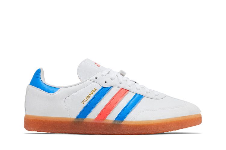 adidas Velosamba 'White Blue Rush Turbo' — Cloud White/Blue Rush/Turbo