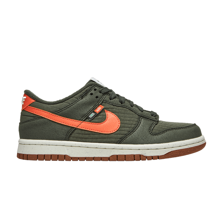 Nike Dunk Low SE Next Nature GS 'Toasty - Sequoia' — Sequoia/Orange/Medium Olive/Sail