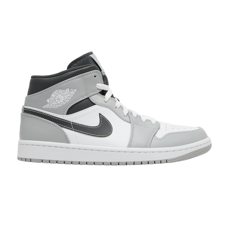 Air Jordan 1 Mid 'Light Smoke Grey' — Light Smoke Grey/Anthracite/White