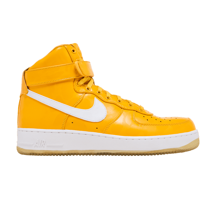 Nike Air Force 1 High Comfort Premium QS 'University Gold' — University Gold/White