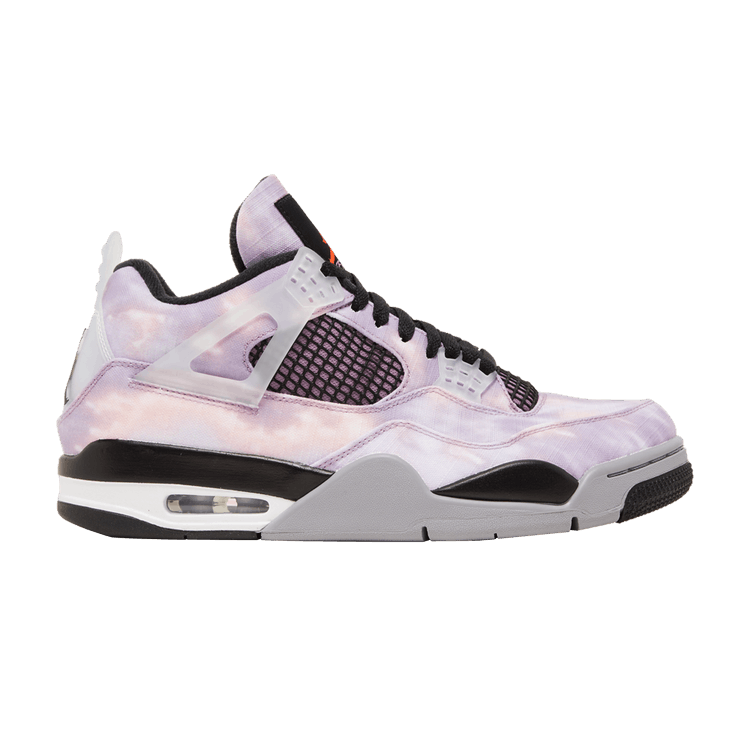 Air Jordan 4 Retro 'Zen Master' — Amethyst Wave/Bright Crimson/Black/Cement Grey