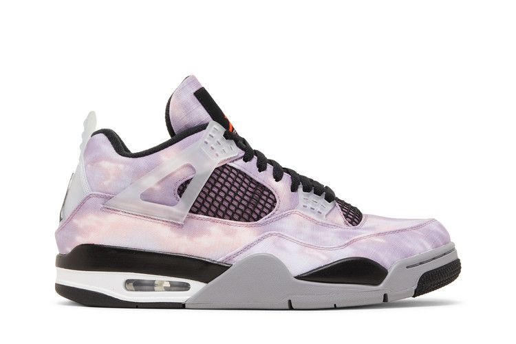 Air Jordan 4 Retro 'Zen Master' — Amethyst Wave/Bright Crimson/Black/Cement Grey