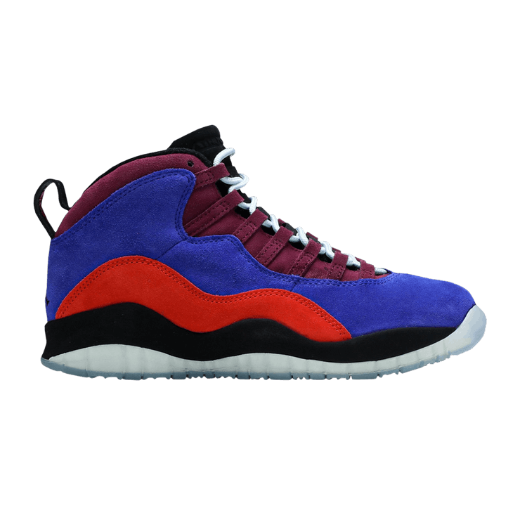 Maya Moore x Air Jordan 10 'Court Lux' Sample — Concord/Black/Rush Red/Bordeaux