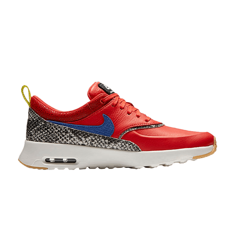 Nike Wmns Air Max Thea LX 'Snakeskin' — Max Orange/Paramount Blue-Ivory-Black