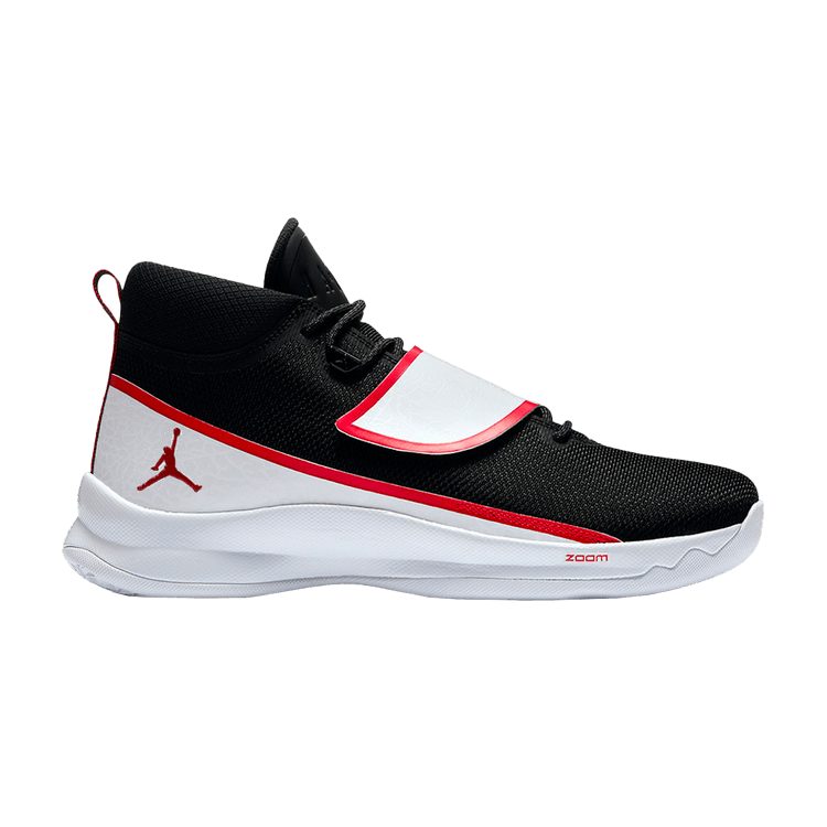 Air Jordan Super.Fly 5 PO — Black/White-Gym Red