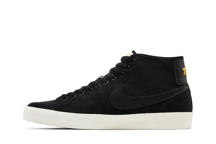 Nike Blazer Court Mid Premium SB 'Black' — Black/Black/Sail/Black