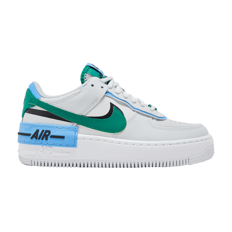 Nike Wmns Air Force 1 Shadow 'Photon Dust Malachite' — Photon Dust/Malachite/Black
