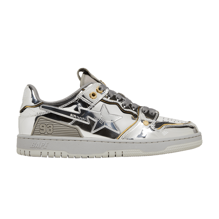 Hajime Sorayama x BAPE Sk8 Sta 'Silver' — Silver