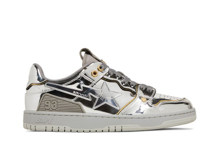 Hajime Sorayama x BAPE Sk8 Sta 'Silver' — Silver