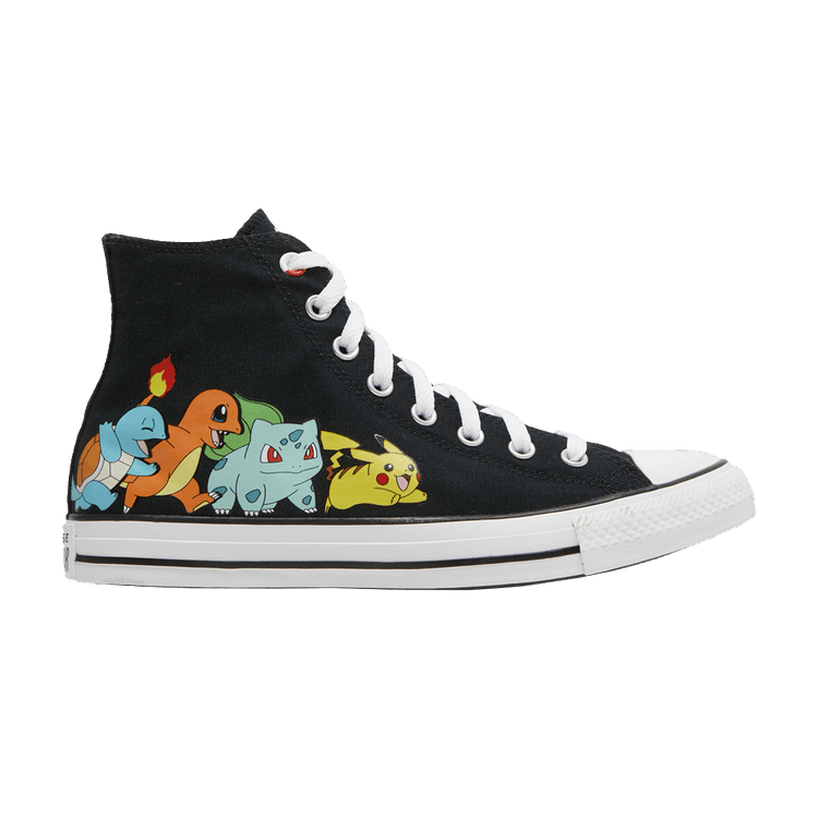 Pokemon x Converse Chuck Taylor All Star High 'First Partners' — Black/Multi/White