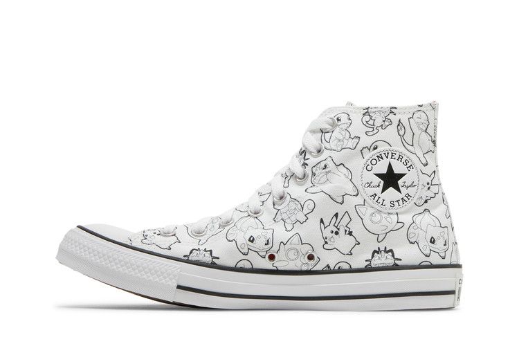 Pokemon x Converse Chuck Taylor All Star High 'Poke Ball' — White/Black/University Red