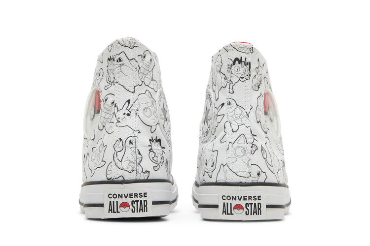 Pokemon x Converse Chuck Taylor All Star High 'Poke Ball' — White/Black/University Red