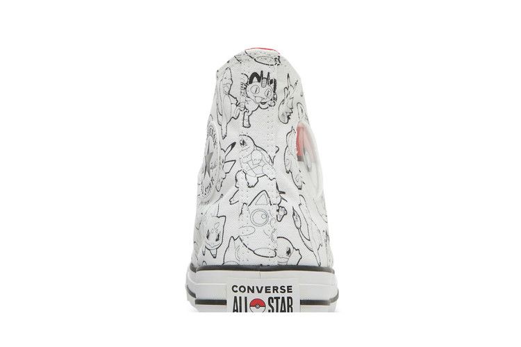 Pokemon x Converse Chuck Taylor All Star High 'Poke Ball' — White/Black/University Red