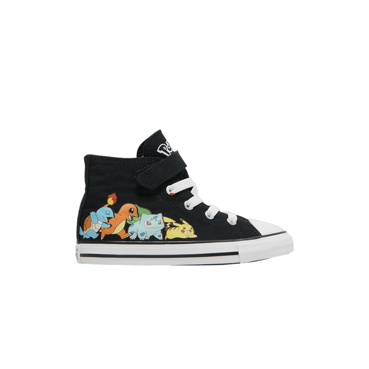 Pokemon x Converse Chuck Taylor All Star High TD 'First Partners' — Black/Multi/White