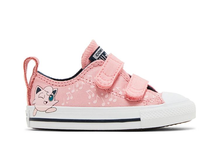Pokemon x Converse Chuck Taylor All Star Easy-On Low TD 'Jigglypuff' — Daybreak Pink/White/Black