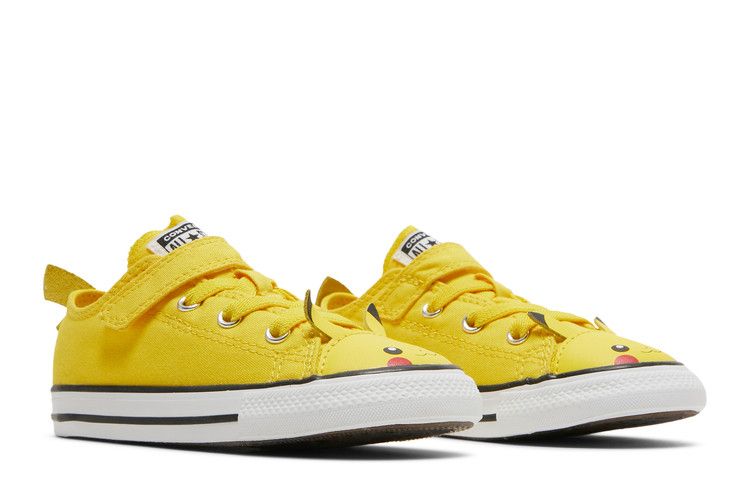 Pokemon x Converse Chuck Taylor All Star Easy-On Low TD 'Pikachu' — Vibrant Yellow/Black/White