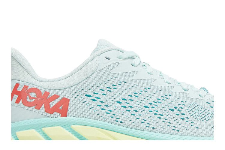 HOKA Wmns Clifton 7 'Morning Mist Hot Coral' — Morning Mist/Hot Coral