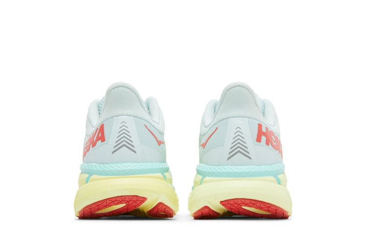 HOKA Wmns Clifton 7 'Morning Mist Hot Coral' — Morning Mist/Hot Coral