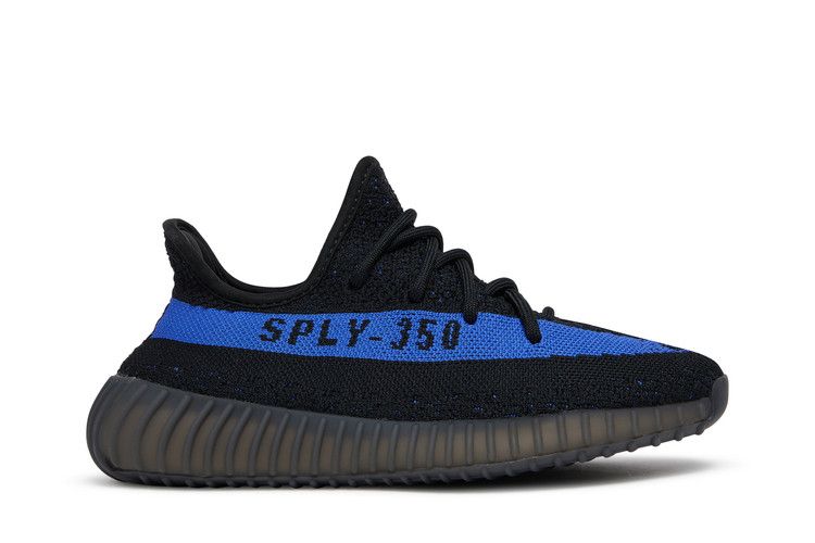 adidas Yeezy Boost 350 V2 Kids 'Dazzling Blue' — Core Black/Dazzling Blue/Core Black