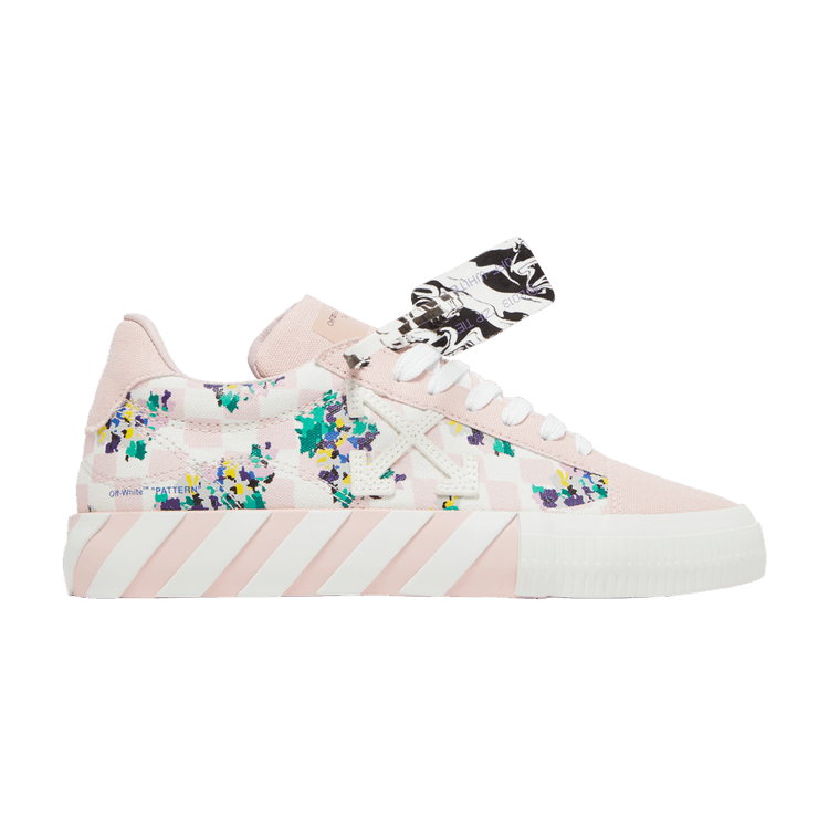 Off-White Wmns Vulc Sneaker 'Pink Checkerboard Floral' — Pink/Multi-Color