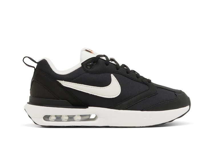 Nike Air Max Dawn GS 'Black White' — Black/Metallic Silver/Dutch Orange/Peak White (2)
