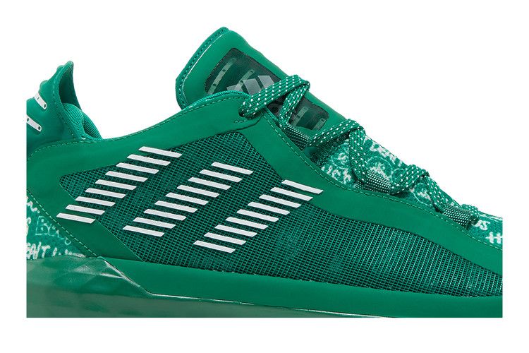 Adidas SM Dame 6 'Hecklers Pack - Dark Green' — Dark Green/Cloud White/Dark Green