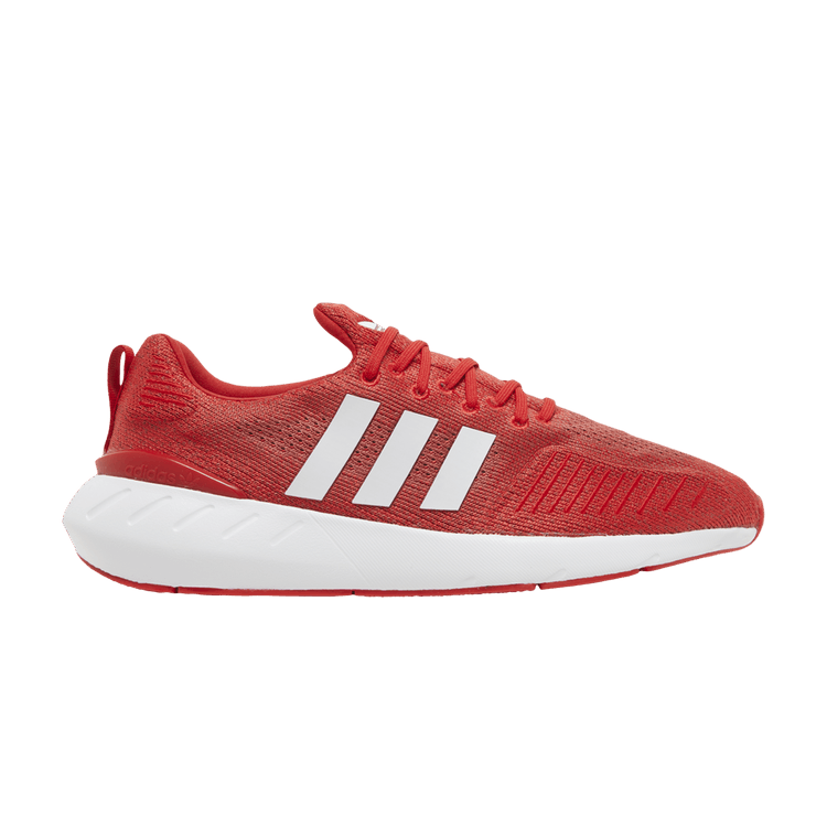 Adidas Swift Run 22 'Vivid Red White' — Vivid Red/Cloud White/Altered Amber