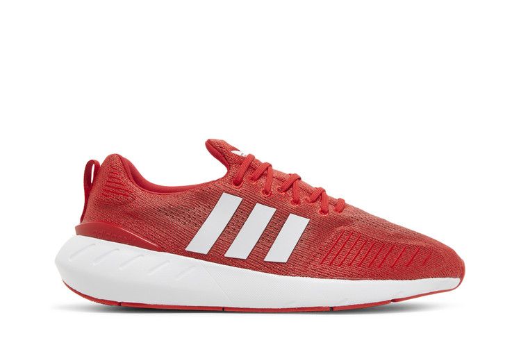 Adidas Swift Run 22 'Vivid Red White' — Vivid Red/Cloud White/Altered Amber