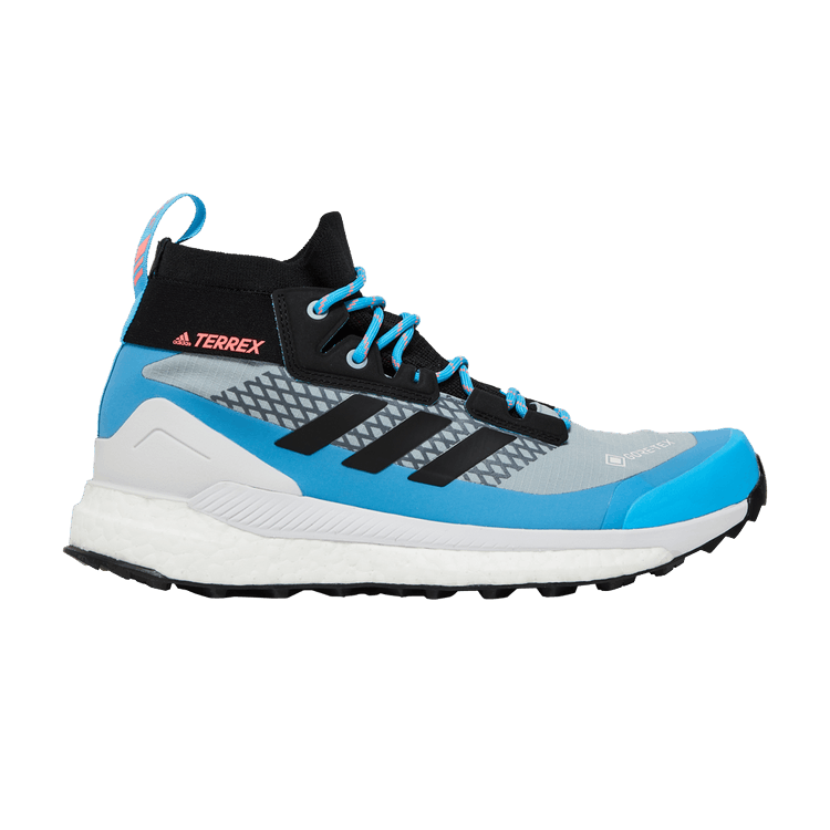 Adidas Wmns Terrex Free Hiker GTX 'Grey Sky Rush' — Magic Grey/Core Black/Sky Rush