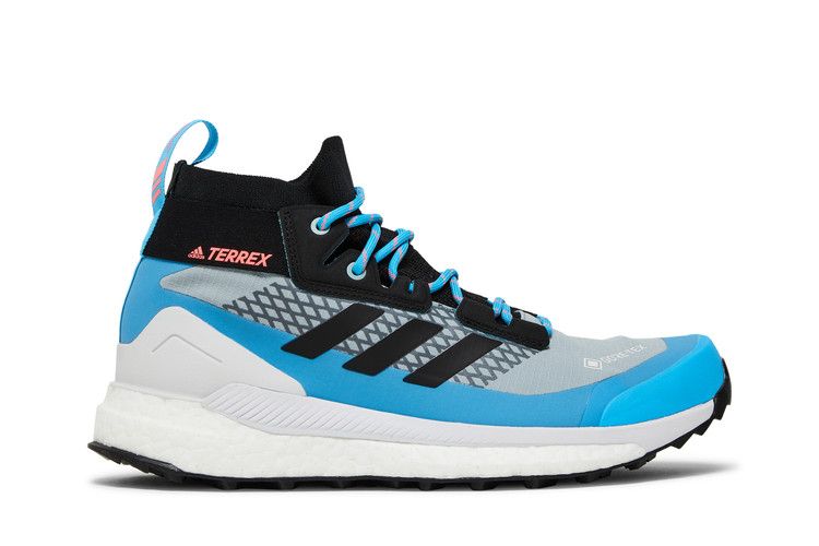 Adidas Wmns Terrex Free Hiker GTX 'Grey Sky Rush' — Magic Grey/Core Black/Sky Rush