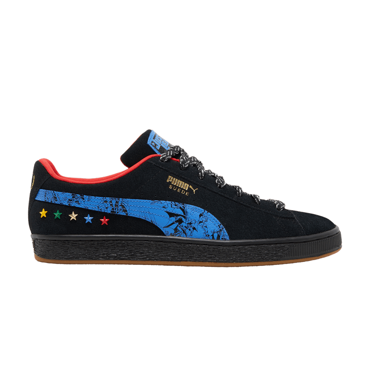DC Comics x Puma Suede 'Justice League' — Black/Bluemazing