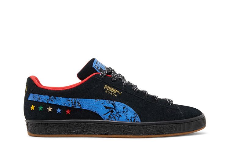 DC Comics x Puma Suede 'Justice League' — Black/Bluemazing