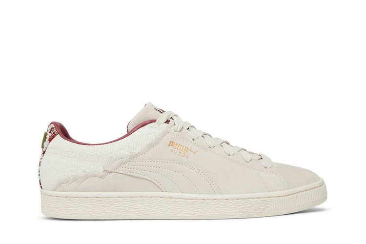Puma Suede and Chill 'Marshmallow Team Gold' — Marshmallow/Team Gold