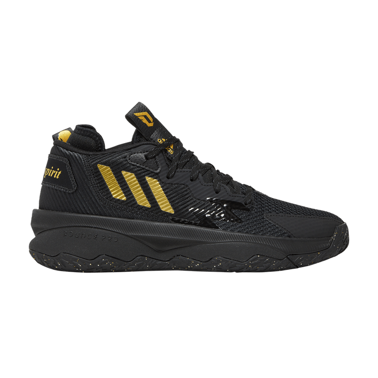 adidas Dame 8 'G.O.A.T. Spirit' — Black/Gold