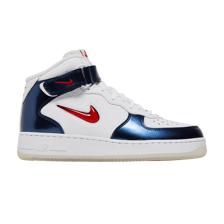 Nike Air Force 1 Mid QS 'Independence Day' — White/University Red/Midnight Navy/White