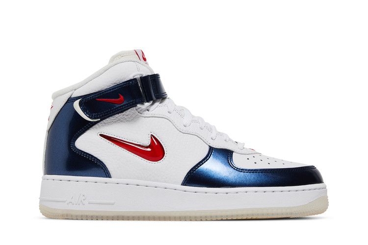 Nike Air Force 1 Mid QS 'Independence Day' — White/University Red/Midnight Navy/White (2)