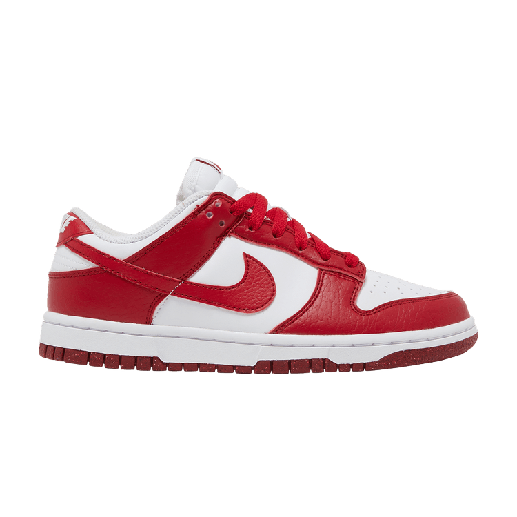 Nike Wmns Dunk Low Next Nature 'Gym Red' — White/Gym Red/White