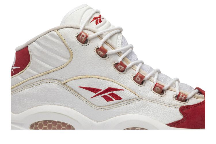 Reebok Question Mid '10th Anniversary' — White/Pearlized Red