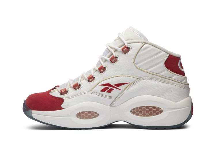Reebok Question Mid '10th Anniversary' — White/Pearlized Red