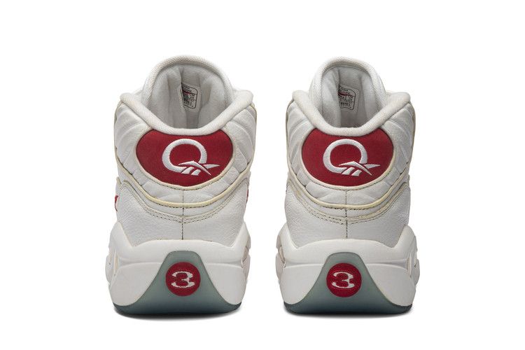 Reebok Question Mid '10th Anniversary' — White/Pearlized Red