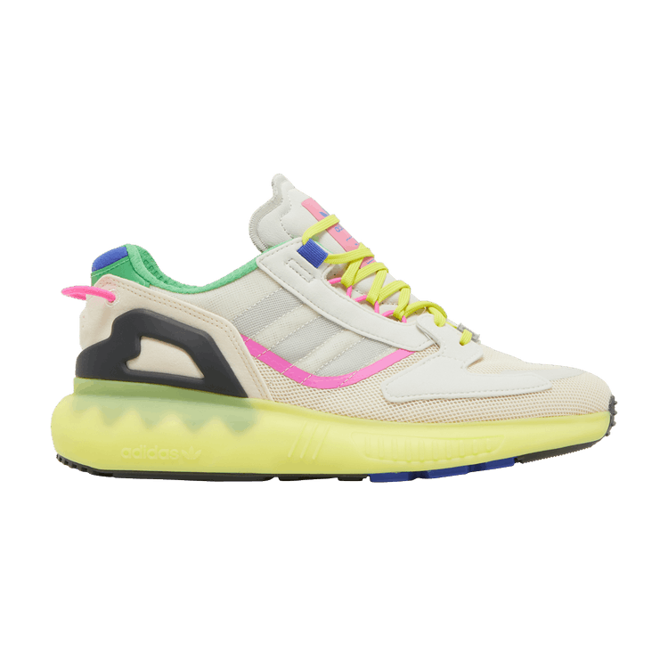 Adidas Wmns ZX 5000 Boost 'Wonder White Acid Yellow' — Wonder White/White Tint/Acid Yellow