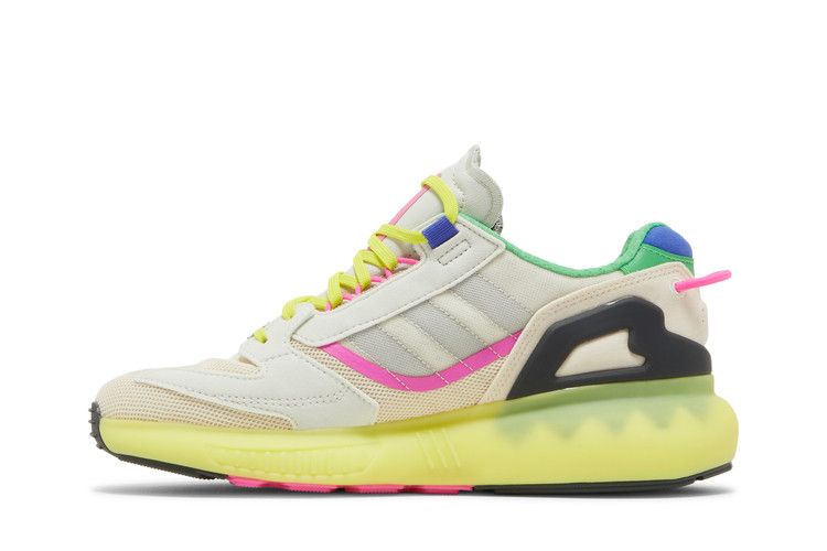 Adidas Wmns ZX 5000 Boost 'Wonder White Acid Yellow' — Wonder White/White Tint/Acid Yellow