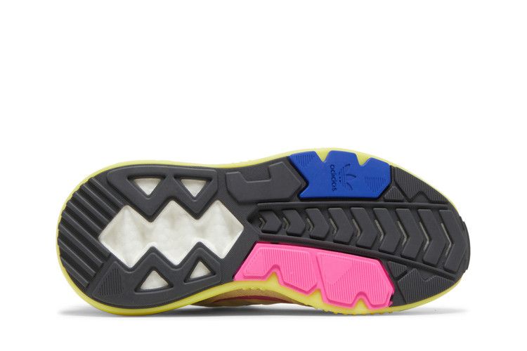 Adidas Wmns ZX 5000 Boost 'Wonder White Acid Yellow' — Wonder White/White Tint/Acid Yellow