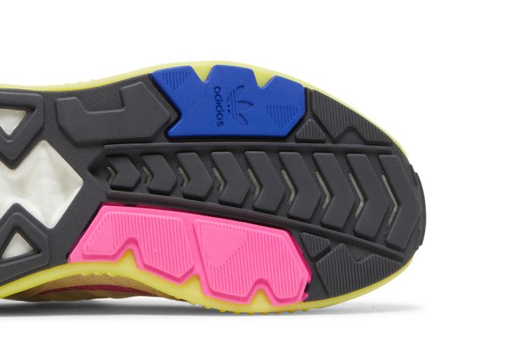 Adidas Wmns ZX 5000 Boost 'Wonder White Acid Yellow' — Wonder White/White Tint/Acid Yellow