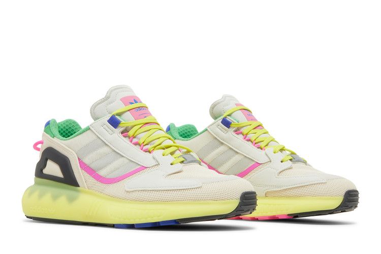Adidas Wmns ZX 5000 Boost 'Wonder White Acid Yellow' — Wonder White/White Tint/Acid Yellow