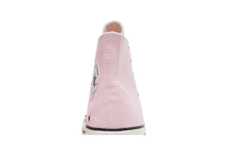 Converse Wmns Chuck Taylor All Star High 'Embroidered Hearts - Cherry Blossom' — Cherry Blossom/White