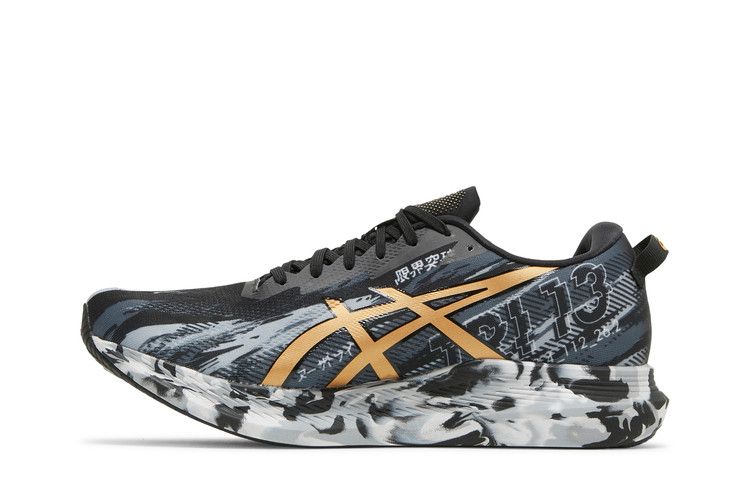 Asics Noosa Tri 13 'Black Pure Gold' — Black/Pure Gold