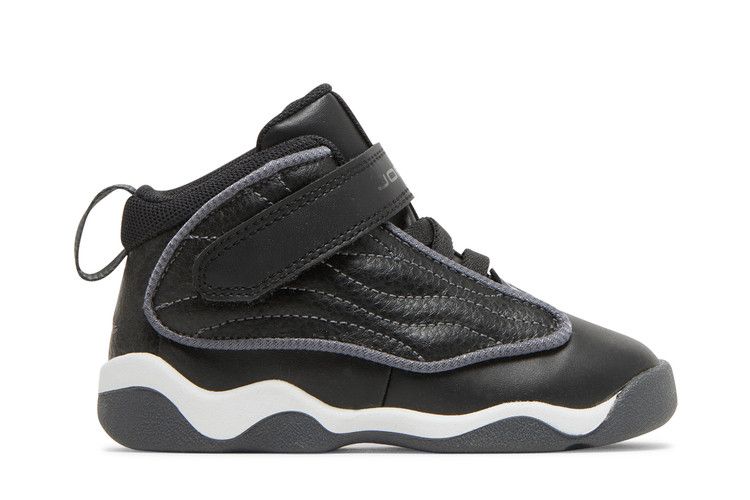 Air Jordan Pro Strong TD 'Black White' — Black/White/Metallic Dark Grey/Anthracite