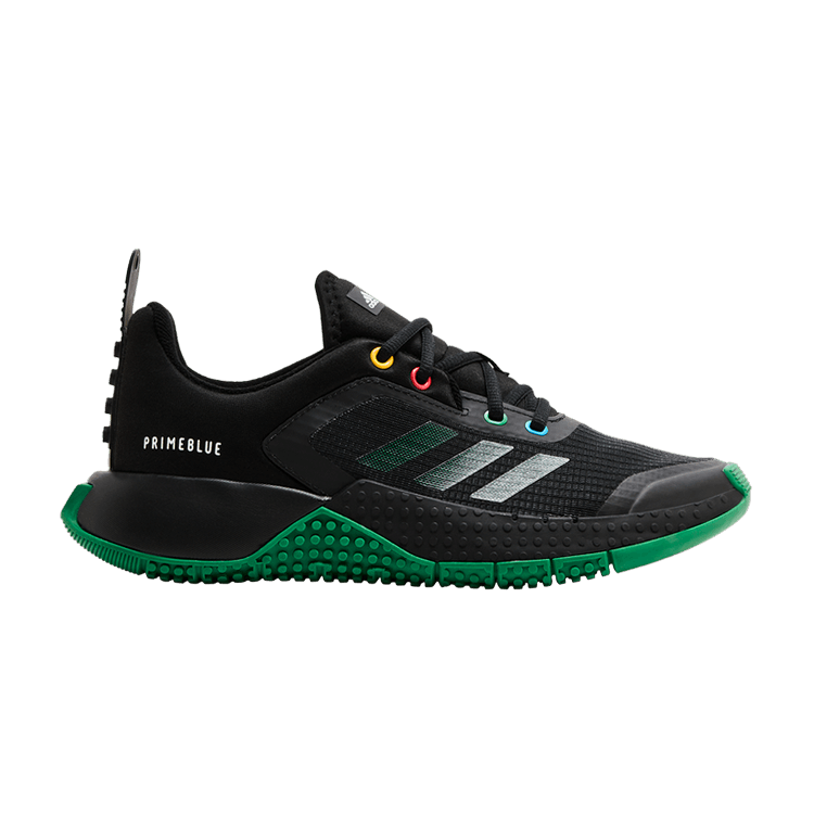 LEGO x adidas Sport J 'Black Green' — Core Black/Green/Eqt Yellow